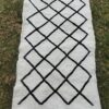 111 Tapis berbère blanc cassé
