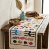 82 Tapis berbère à motifs colorés