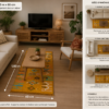 b2 Tapis berbère jaune